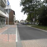 fußgänger- und fahrradfreundlich umgestalteter Rutenwallweg (nachhher)